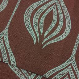 Tulip Allegra Hicks Chocolate Turquoise Groundworks Linen Pillow Cover All Sizes - thumbnail 3