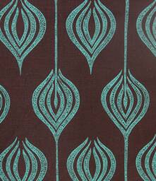 Tulip Allegra Hicks Chocolate Turquoise Groundworks Linen Pillow Cover All Sizes