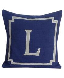 Blue Euro Shams For Beds, Large Pillow Home 26x26 - thumbnail 1