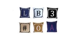 Blue Euro Shams For Beds, Large Pillow Home 26x26 - thumbnail 2