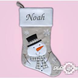 Christmas Personalised Stocking Embroidered Sack Santa - thumbnail 4