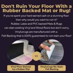 Vinyl Floor Mat in Moroccan Tile Design, Kitchen Runner Rug, Linoleum Flooring Mat, Grey PVC Bathmat - Agadir - thumbnail 3