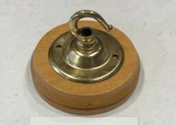 Brass Ceiling Hook Lamp Chandelier Light Wall Patras Wooden Mount Hanging Chain Antique Old