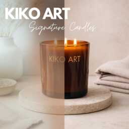 Scented Soy Candle Gift - Amber Jar With Cotton Wick -720G Eco Friendly Handmade Home Decor Relaxing