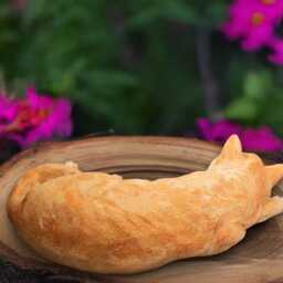 Garden Sleeping Cat Statue Concrete Kitty Figurine Stone Animal Ssculpture Cement Memorial Kitten Decoration Handmade Decor Yard Art - thumbnail 2