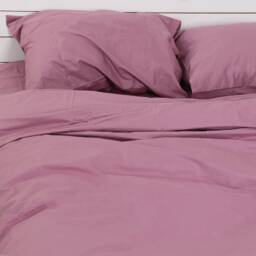 100% Cotton Pillowcase in Purple. Handmade Pillow Case Organic Slip Cover Natural Custom Sham European Us Sizes