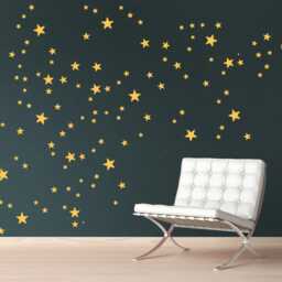 Gold Stars Wall Decals, 90 Mixed Size Star Decals, 2, 5 Up To 10 cm Sized, Star Stickers, Kids Room Nursery & Home Decor - thumbnail 3
