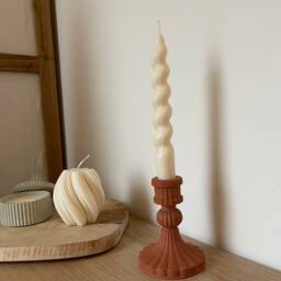 Vintage Eleanor Candle Holder Handmade in Jesmonite - thumbnail 4
