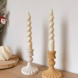 Vintage Eleanor Candle Holder Handmade in Jesmonite - thumbnail 2