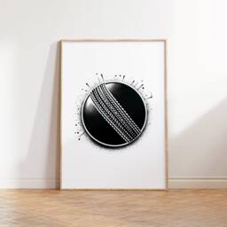 Cricket Poster Print - Set Of 3 Posters - Black Minimalist Wall Art Gifts For Lover Room Artwork - thumbnail 3