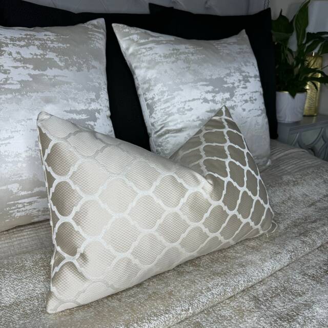 "Camley Luxury Cushion Pillow Cover Rectangle Bolster Size 12""x20" - image 1