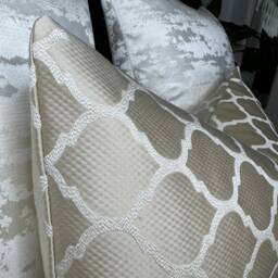 "Camley Luxury Cushion Pillow Cover Rectangle Bolster Size 12""x20" - thumbnail 2