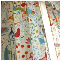 Owl Tree Curtains For Living Room/Children Playroom Bedroom Window Valance/Cafe Curtains/Bathroom Shower Curtain/Custom Split Way, Tie Up - thumbnail 2