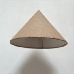 Handmade Fabric Shade Wall Lamp Raw Brass Mid Century Sconce - thumbnail 3