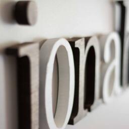 Nursery Letters, Baby Name, Individual Wood Wooden Letters For Nursery, Decor, Over The Crib Name Sign, Painted Wood Letter - thumbnail 3