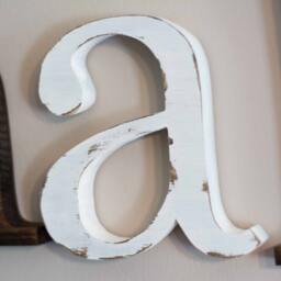 Nursery Letters, Baby Name, Individual Wood Wooden Letters For Nursery, Decor, Over The Crib Name Sign, Painted Wood Letter - thumbnail 2