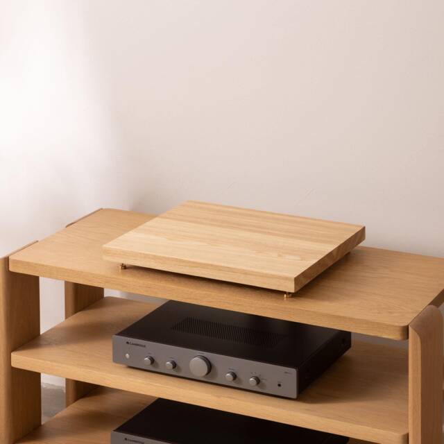 Handcrafted Ash Hardwood Noise Isolation Platform Turntable Vibration Control - image 1