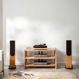 Handcrafted Ash Hardwood Noise Isolation Platform Turntable Vibration Control - thumbnail 4