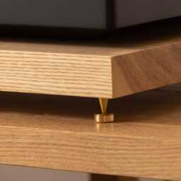 Handcrafted Ash Hardwood Noise Isolation Platform Turntable Vibration Control - thumbnail 3