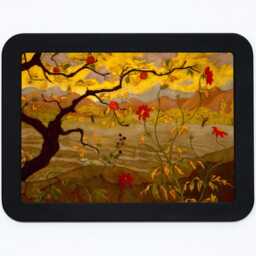 Apple Tree With Red Fruit Paul-Elie Ranson Nature Mountains Landpsace Painting Wooden Framed Art Print - thumbnail 2