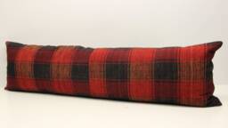 King Size Kilim Lumbar Pillow Cover, 14x48 Inch, Turkish Wool - thumbnail 1