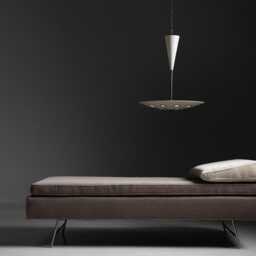 Mid-Century Modern White Starburst Pendant Light - Stilnovo Sputnik Chandelier - thumbnail 2