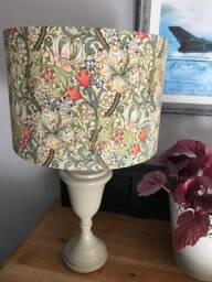 William Morris Golden Lily Luxury Lampshade. Bespoke. Handmade Table Or Pendant Shades in 20cm , 30cm 40cm