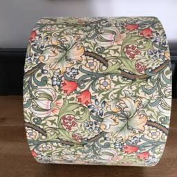 William Morris Golden Lily Luxury Lampshade. Bespoke. Handmade Table Or Pendant Shades in 20cm , 30cm 40cm - thumbnail 4