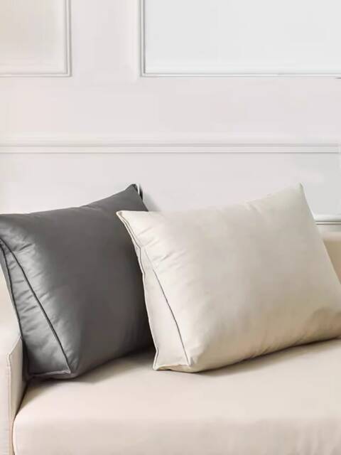 200+Colors Triangle Waxed Faux Leather Sofa Cushion Cover, Backrest Cover, Pu Cushion Cover, Bed Back Cover - image 1