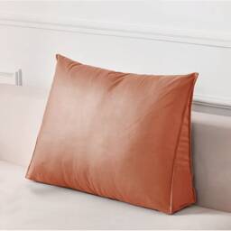 200+Colors Triangle Waxed Faux Leather Sofa Cushion Cover, Backrest Cover, Pu Cushion Cover, Bed Back Cover - thumbnail 2