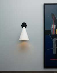 The Flower Plaster Cone Wall Light - thumbnail 1