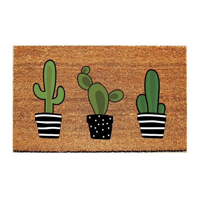Custom Doormat - Potted Cacti Cactus Cactuses - image 1