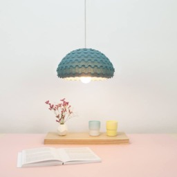 Modern Pendant Lamp in Midnight Blue - Kasa B - thumbnail 2