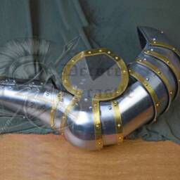 New Medieval Armour Parts Ulfberth Churburg Leg Armour Guard Harness - thumbnail 3