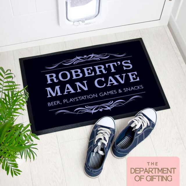 Personalise Indoor Doormat -Door Update - Doormat-Home Update-Customised Man Cave - Office - image 1