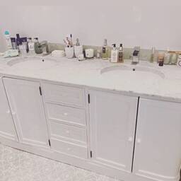 Large Hargrave Double Sink Vanity Unit - Any Colour - thumbnail 3