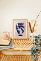 Greek Vase, Vase, Greek Gods Art, Art Print, Art Print Greek Statue, Home Decor, Bedroom Decor - thumbnail 1