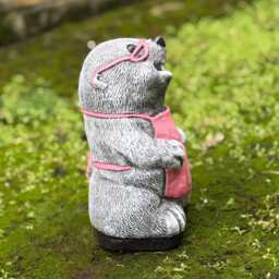 Fantasy Mole Sculpture Concrete With Glasses Figurine Farm Ornament Front Door Decoration Handmade Statue Mole Lover Gift Yard Art - thumbnail 3
