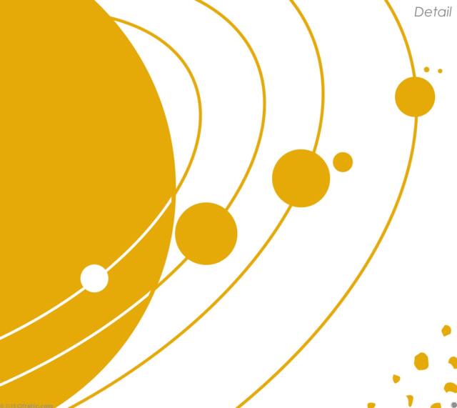 Solar System Wall Decal Planets, Moons, Rocket Kid's Nursery Sticker - image 1