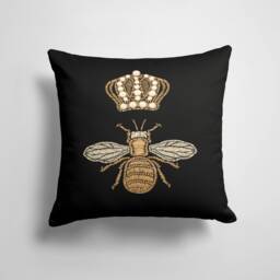 Bee Cushion Cover/Honeybee Pillow Case/Queen Cover/Decorative Throw Top/Animal Home Decor/Gift For Her - thumbnail 3