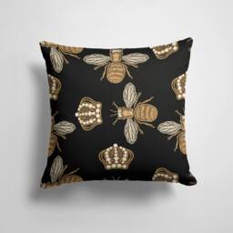 Bee Cushion Cover/Honeybee Pillow Case/Queen Cover/Decorative Throw Top/Animal Home Decor/Gift For Her - thumbnail 2