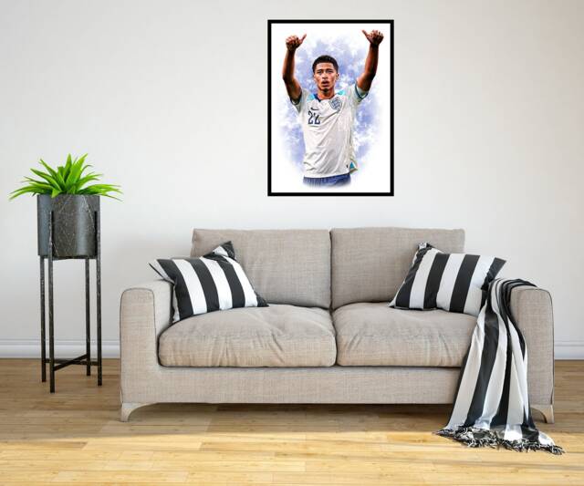 Jude Bellingham England 2022/23 Digital Art Print - On Foamex Board Or Photo Paper - image 1
