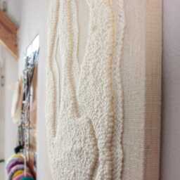stone Xiv - Yarn Tapestry Wall Hanging Contemporary Wool Art - thumbnail 3