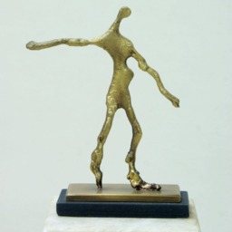 Yiannis Nanouris 100% Real Pure Bronze Figurine Greek Art Decor Statue Modern Artwork - thumbnail 2