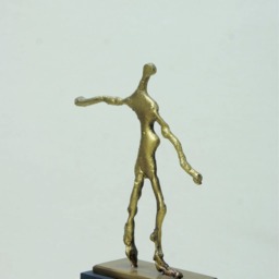 Yiannis Nanouris 100% Real Pure Bronze Figurine Greek Art Decor Statue Modern Artwork - thumbnail 3