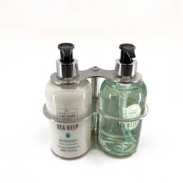 Double Brushed Soap Dispenser Wall Bracket To Suit 300Ml Bottles - thumbnail 3
