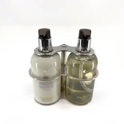 Double Brushed Soap Dispenser Wall Bracket To Suit 300Ml Bottles - thumbnail 1