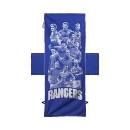 Glasgow Bears - Player Montage Blue Football Sunbed Towel With Pockets - thumbnail 2