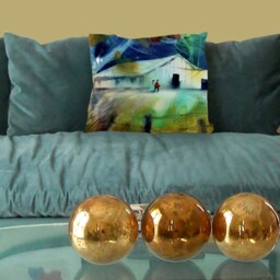 Decorative Pillow Cover, Lake House, Throw Pillow, Fall Pillow, Autumn Decor, Birthday Gift Ideas, Christmas Gifts, Cute Office Decor - thumbnail 2