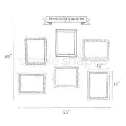 Kids Art Display Frames - Photo Wall Stickers Peel & Stick - thumbnail 4